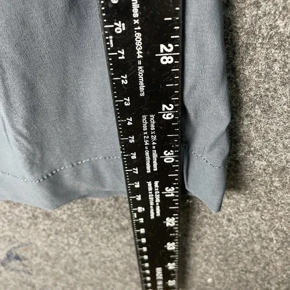 Eddie Bauer Pants Mens 36x32 Blue Gray Outdoors Hiking Nylon Cargo - Picture 7 of 8